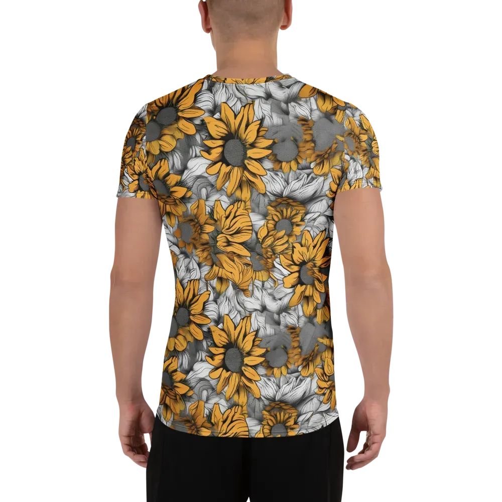Gilded Garden on Men's Athletic T-Shirt — Back