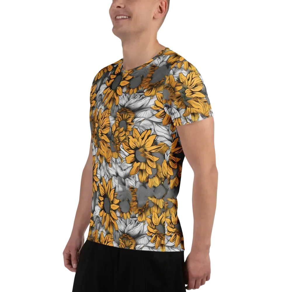 Gilded Garden on Men's Athletic T-Shirt — Left