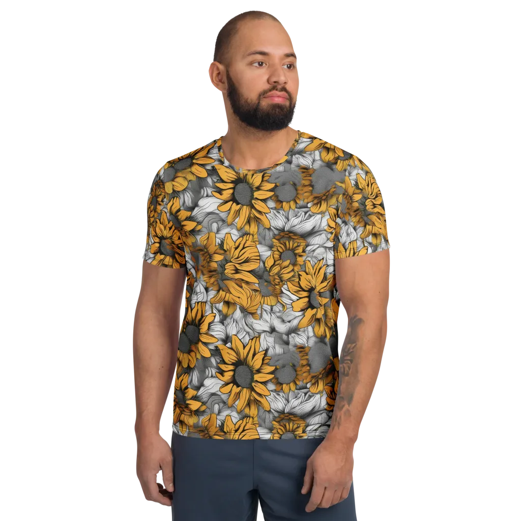 Gilded Garden on Men's Athletic T-Shirt — Front
