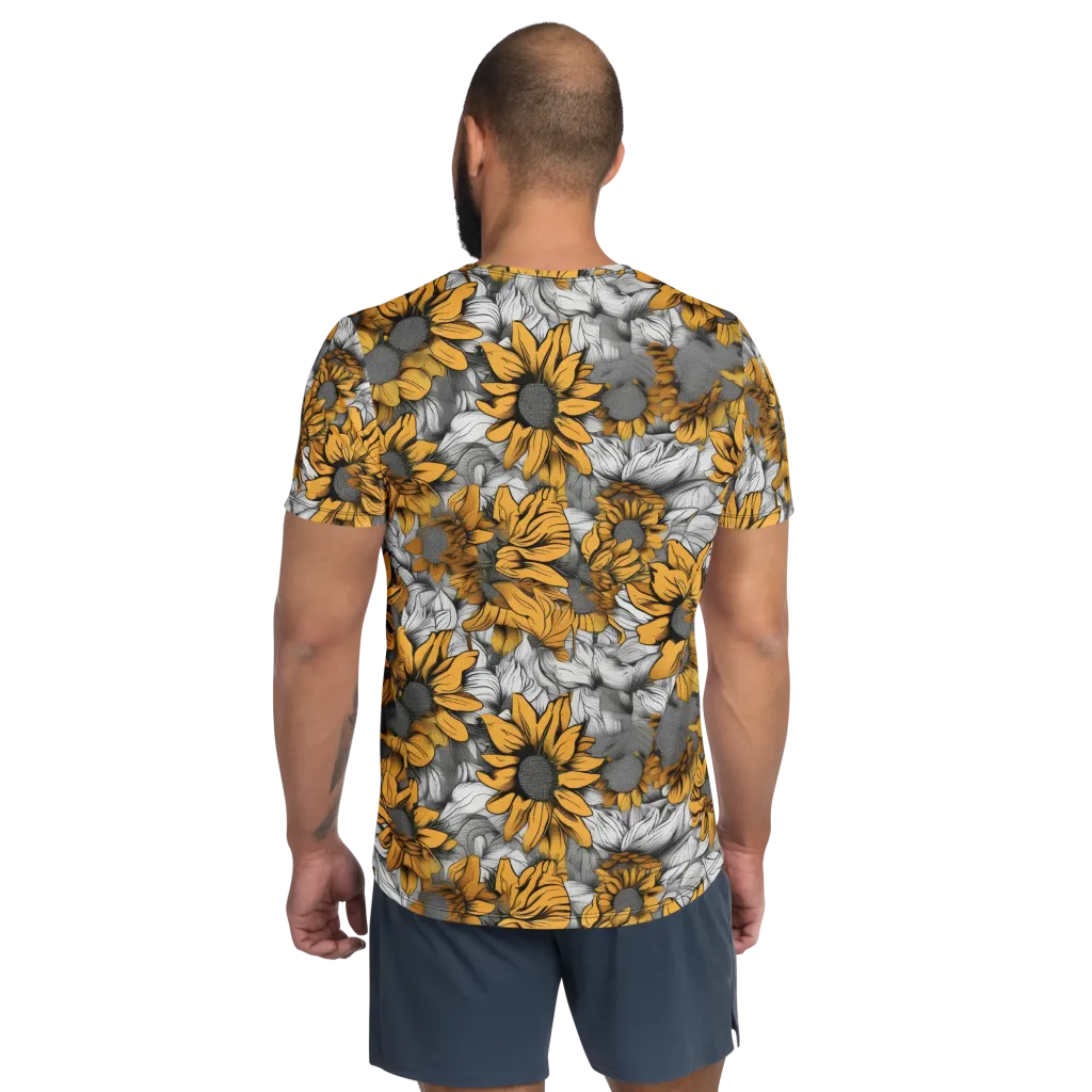 Gilded Garden on Men's Athletic T-Shirt — Back