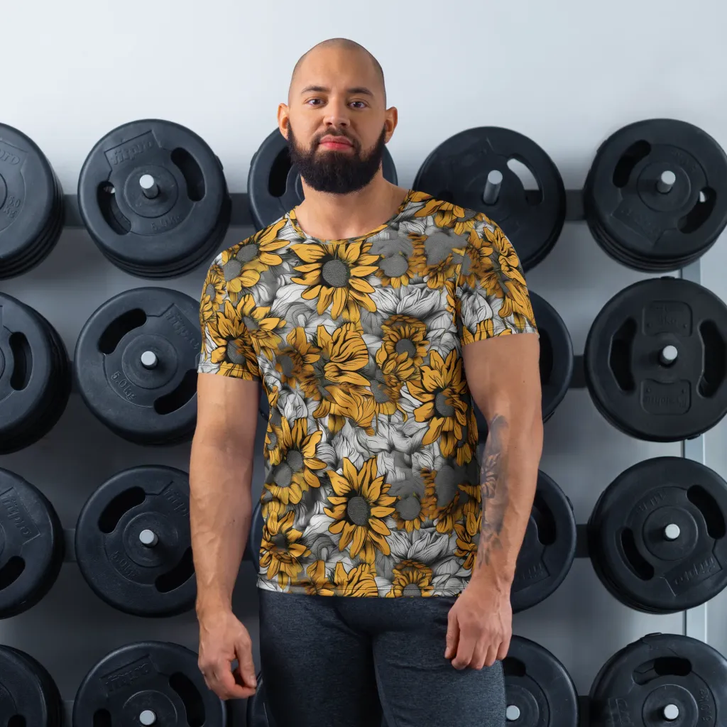 Gilded Garden on Men's Athletic T-Shirt — Front