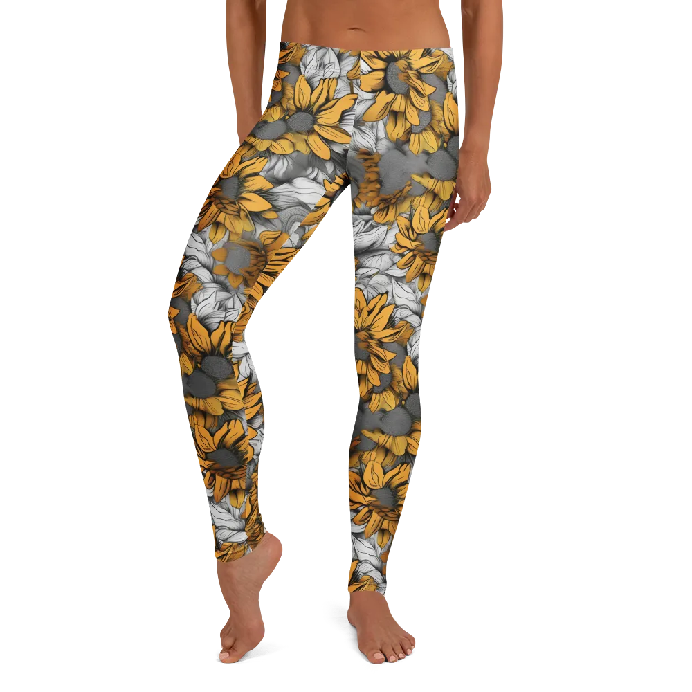 Gilded Garden on Leggings — Front