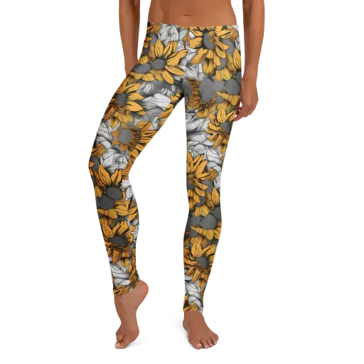 Gilded Garden on a Leggings