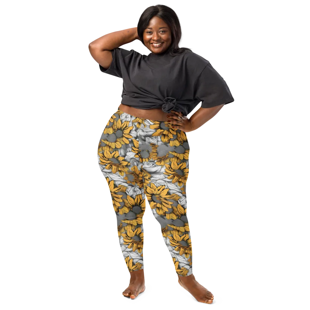 Gilded Garden on Leggings — Front