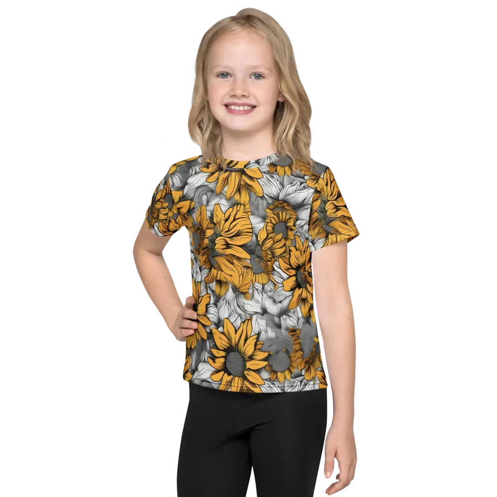 Gilded Garden on Kids Crew Neck T-Shirt — Front