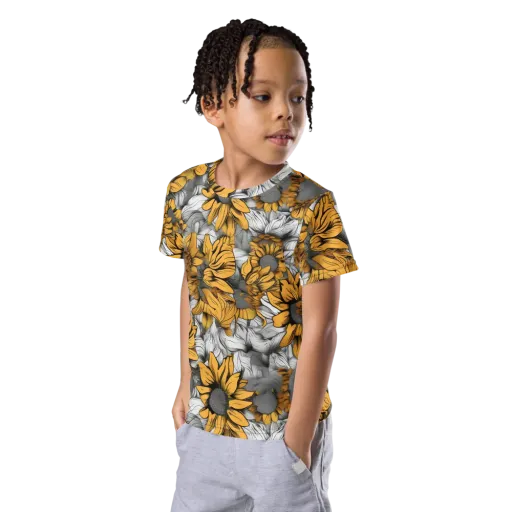 Gilded Garden on a Kids Crew Neck T-Shirt