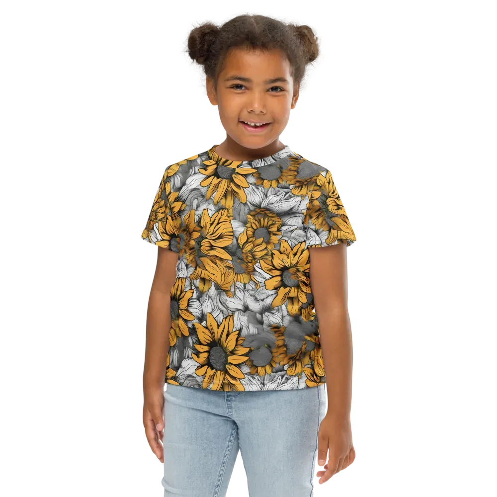 Gilded Garden on Kids Crew Neck T-Shirt — Front