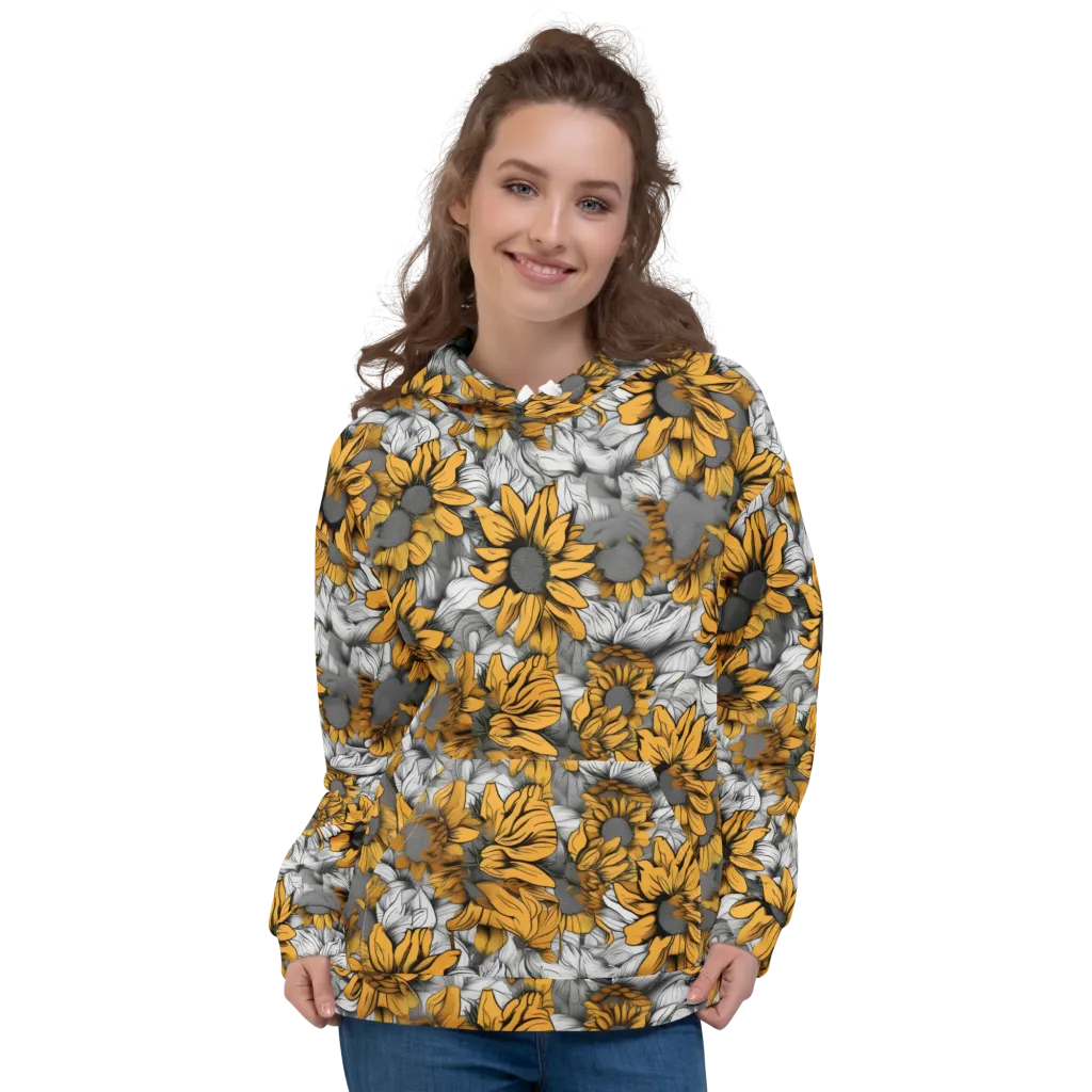 Gilded Garden on Hoodie — Front