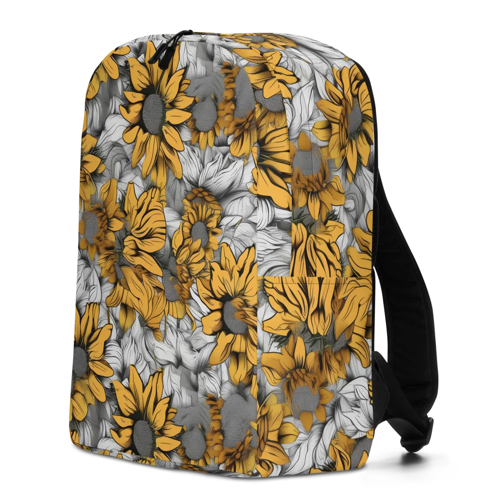 Gilded Garden on Minimalist Backpack — Left