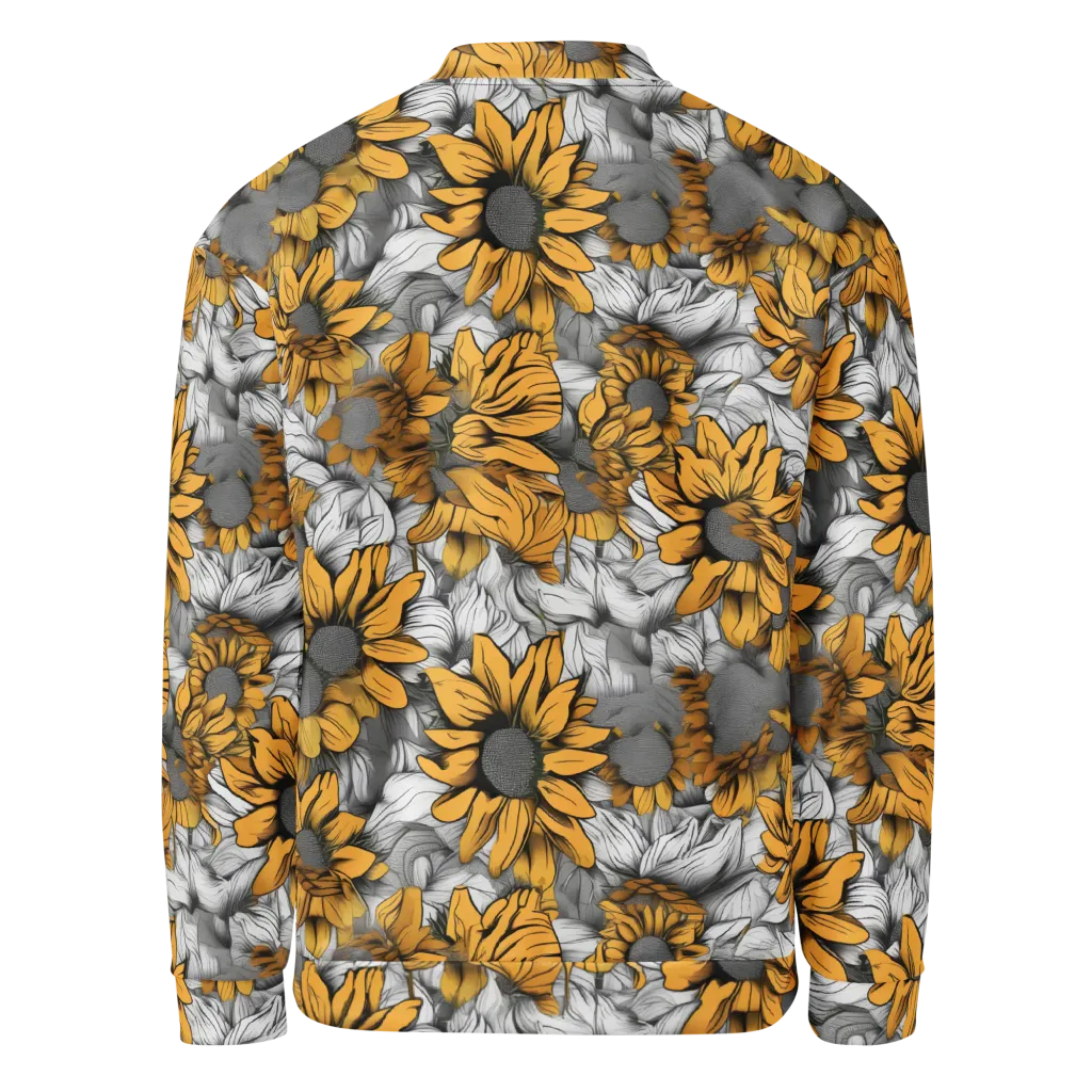 Gilded Garden on Bomber Jacket — Back