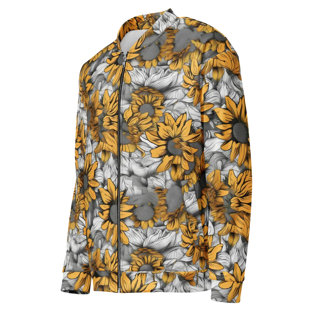 Gilded Garden on Bomber Jacket — Left Front
