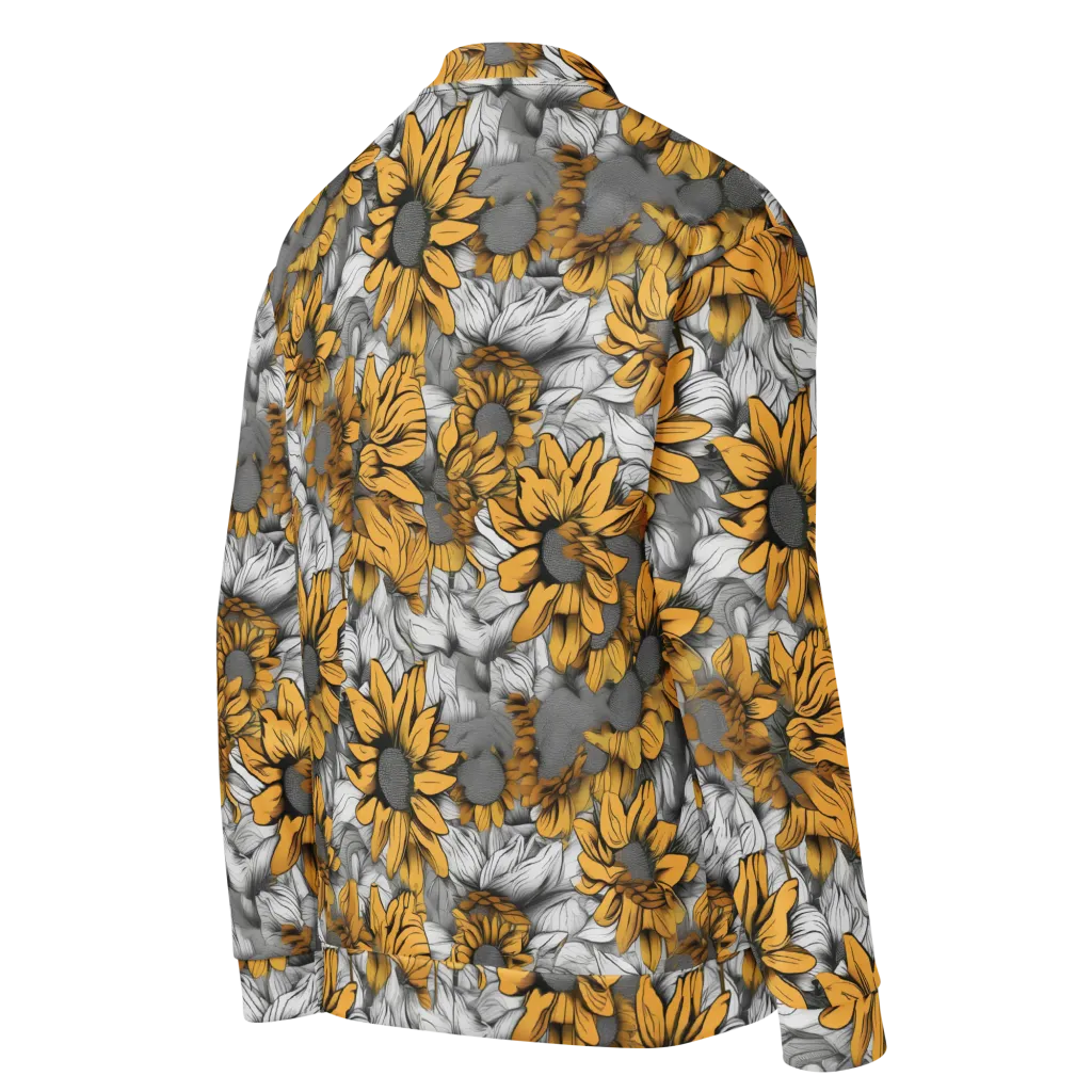 Gilded Garden on Bomber Jacket — Right Back