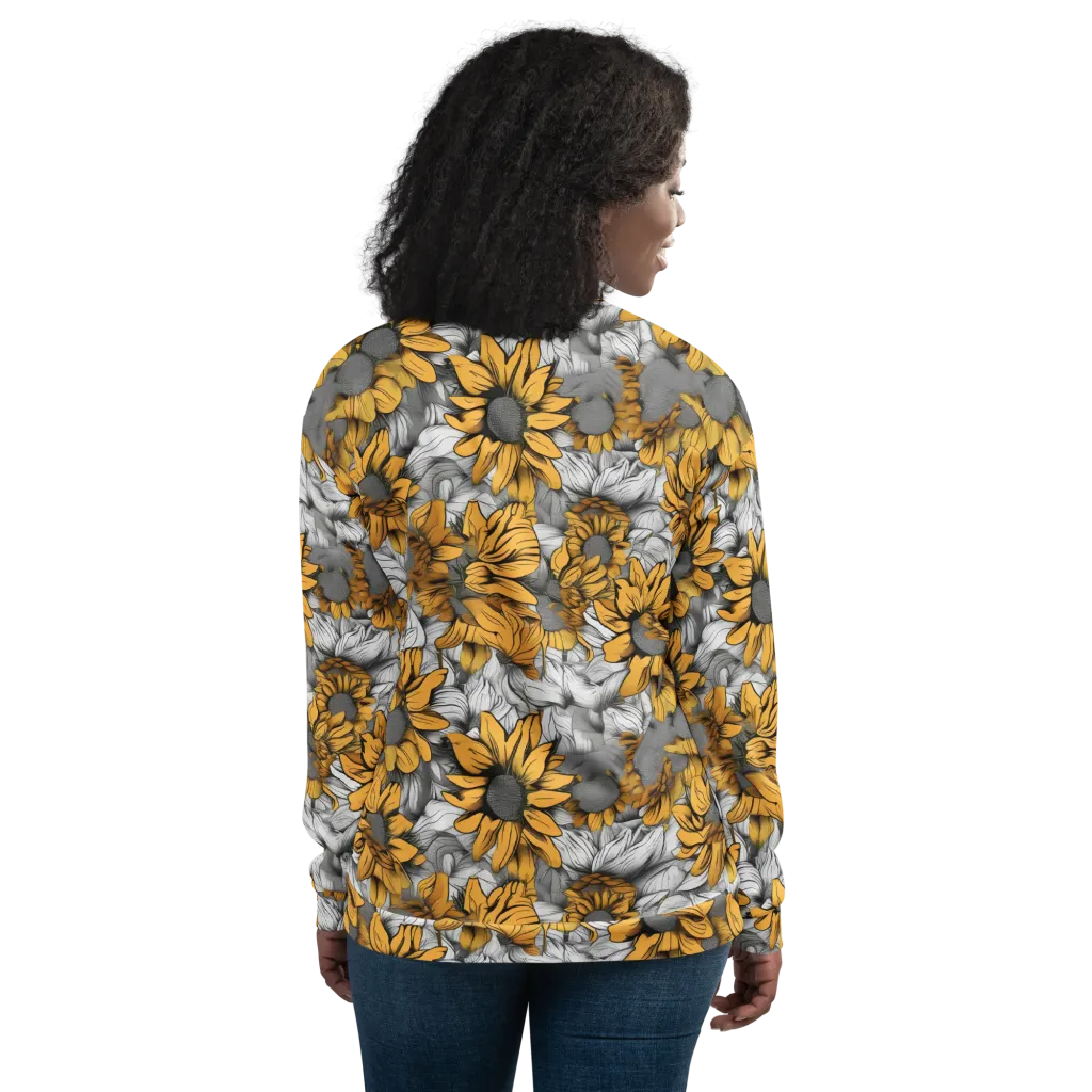 Gilded Garden on Bomber Jacket — Back