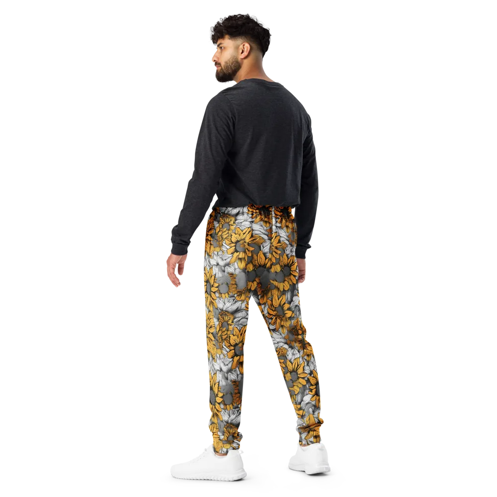 Gilded Garden on Men's Joggers — Back