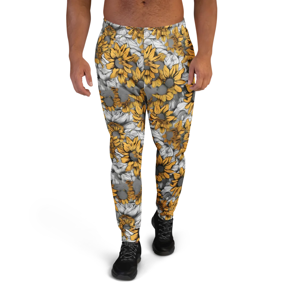 Gilded Garden on Men's Joggers — Front
