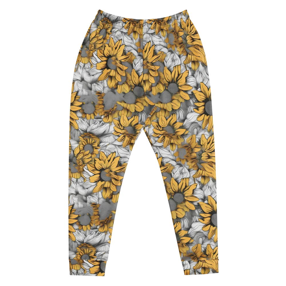 Gilded Garden on Men's Joggers — Front
