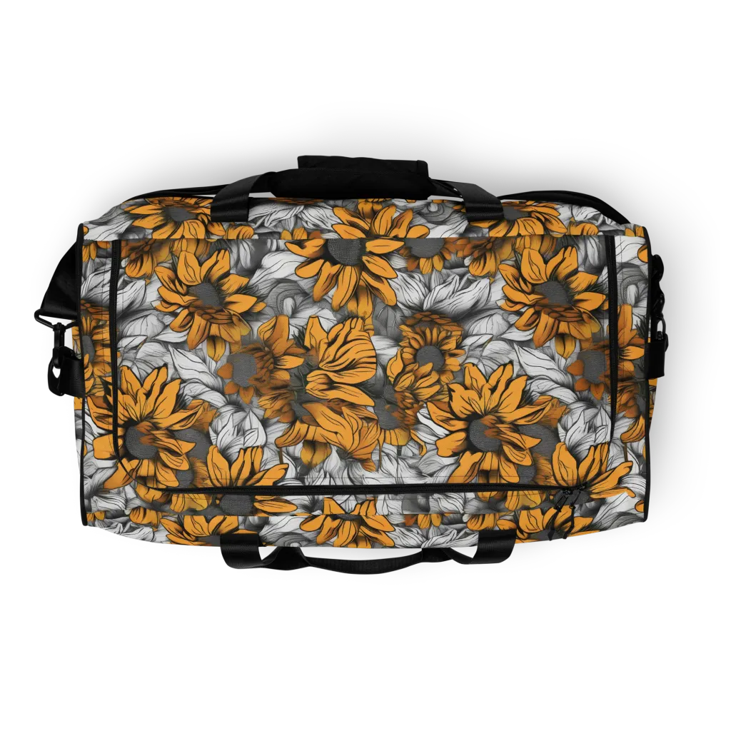 Gilded Garden on Duffle Bag — Top