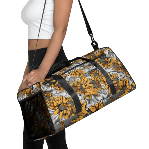 Gilded Garden on a Duffle Bag