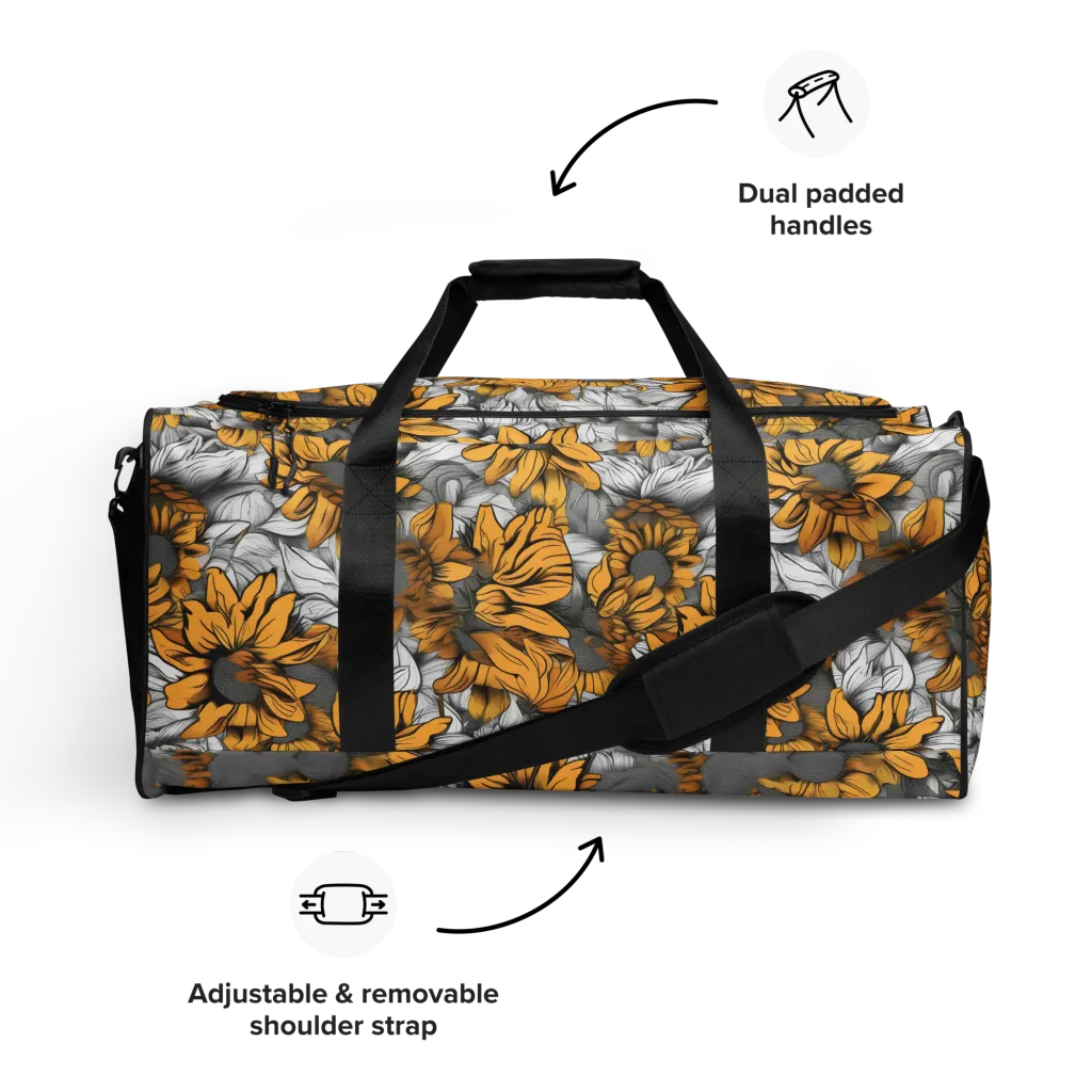 Gilded Garden on Duffle Bag — Front