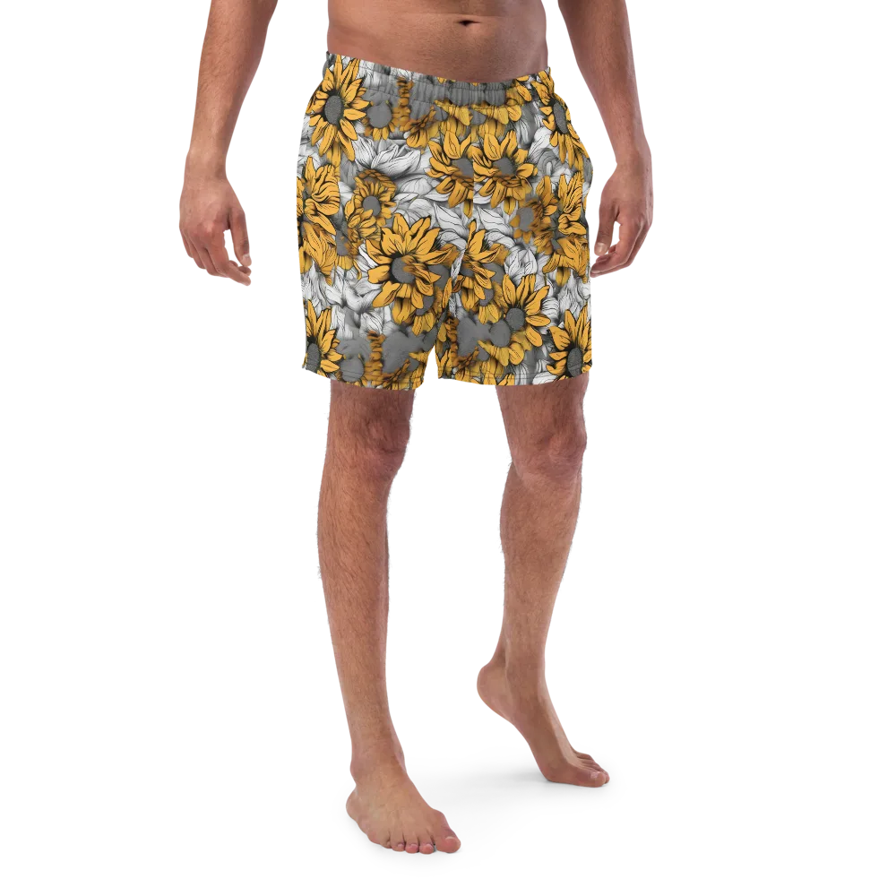 Gilded Garden on Swim Trunks — Front
