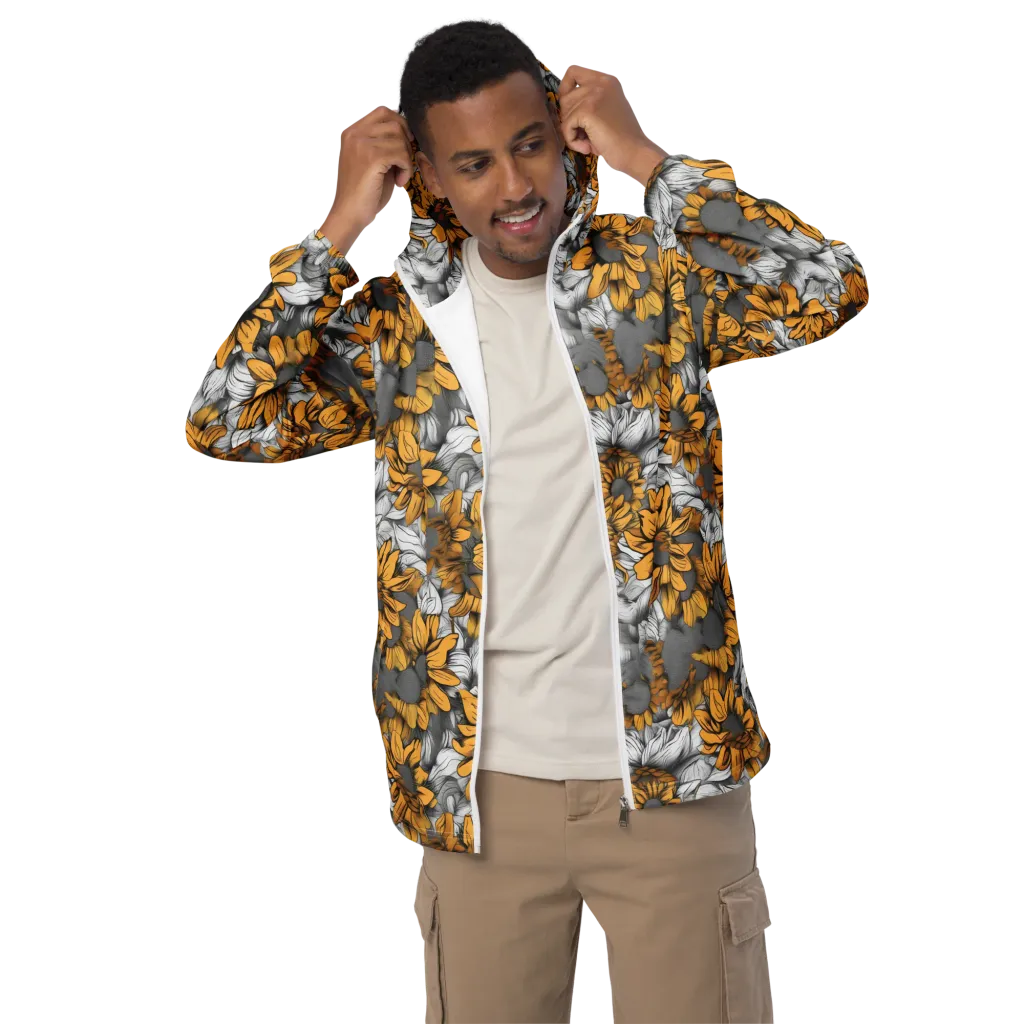 Gilded Garden on Men's Windbreaker — Front