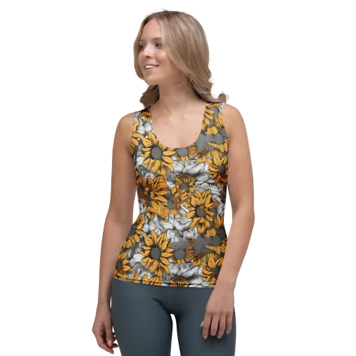 Gilded Garden on a Women's Tank Top