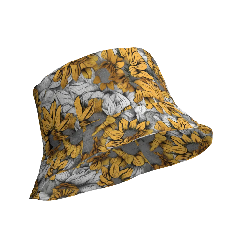 Gilded Garden on Reversible Bucket Hat — Product details Outside