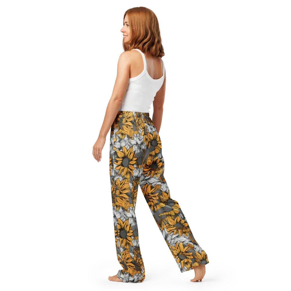 Gilded Garden on Women's Pajama Pants — Back
