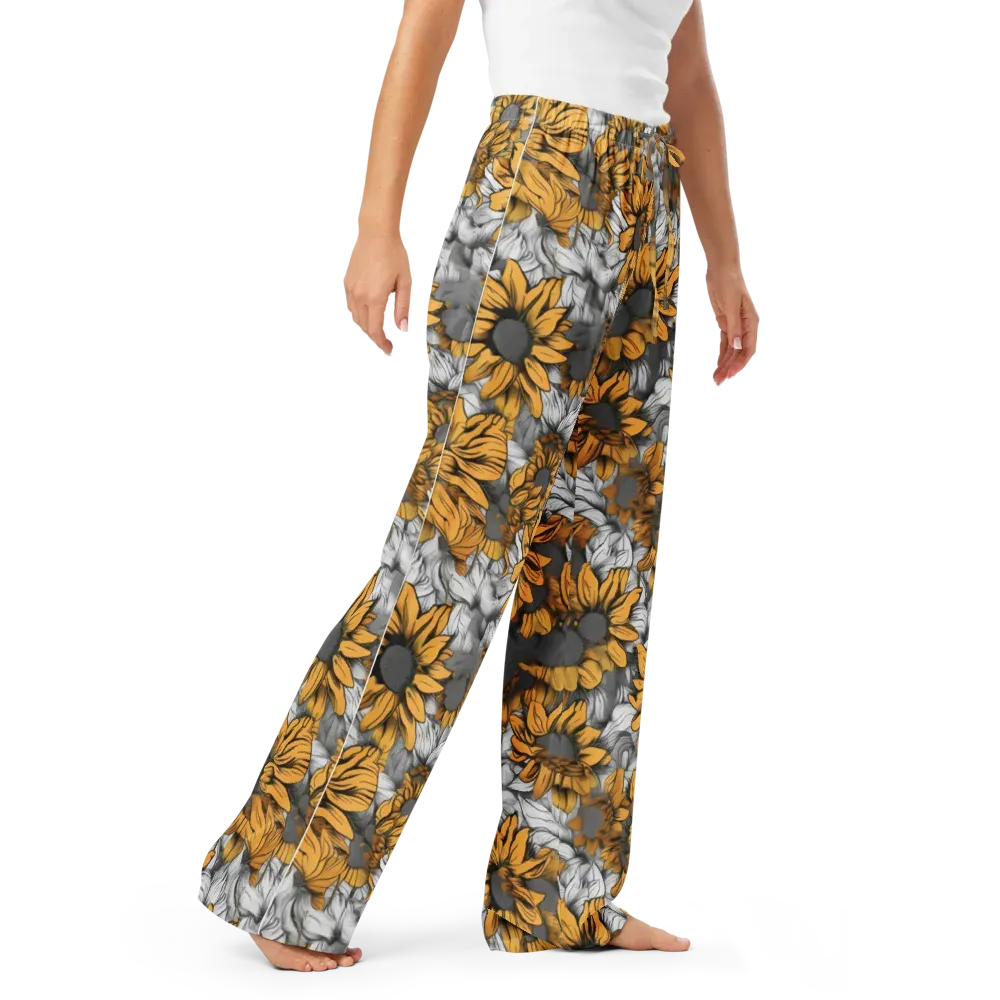 Gilded Garden on Women's Pajama Pants — Right Front