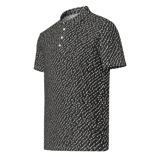 Obsidian Rain on a Men's Slim Fit Polo Shirt
