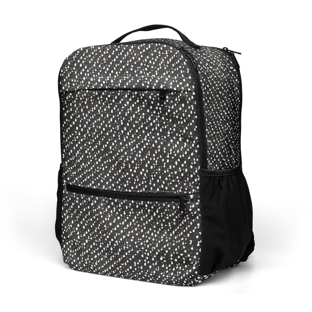 Obsidian Rain on Utility Backpack — Left Front
