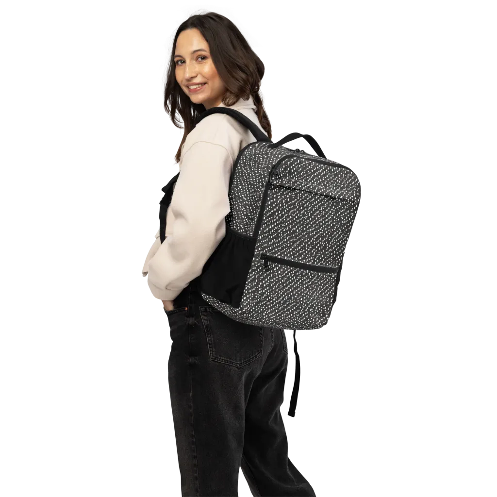 Obsidian Rain on Utility Backpack — Back