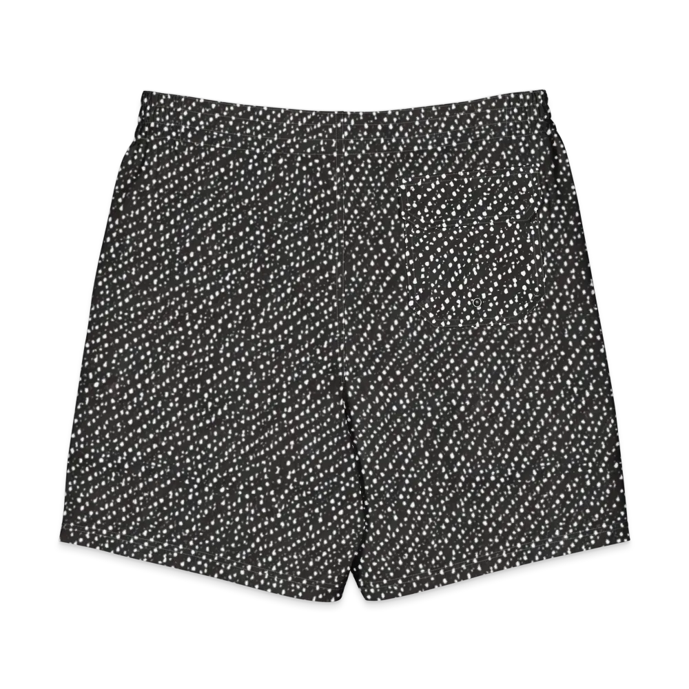 Obsidian Rain on Men's Board Shorts — Back