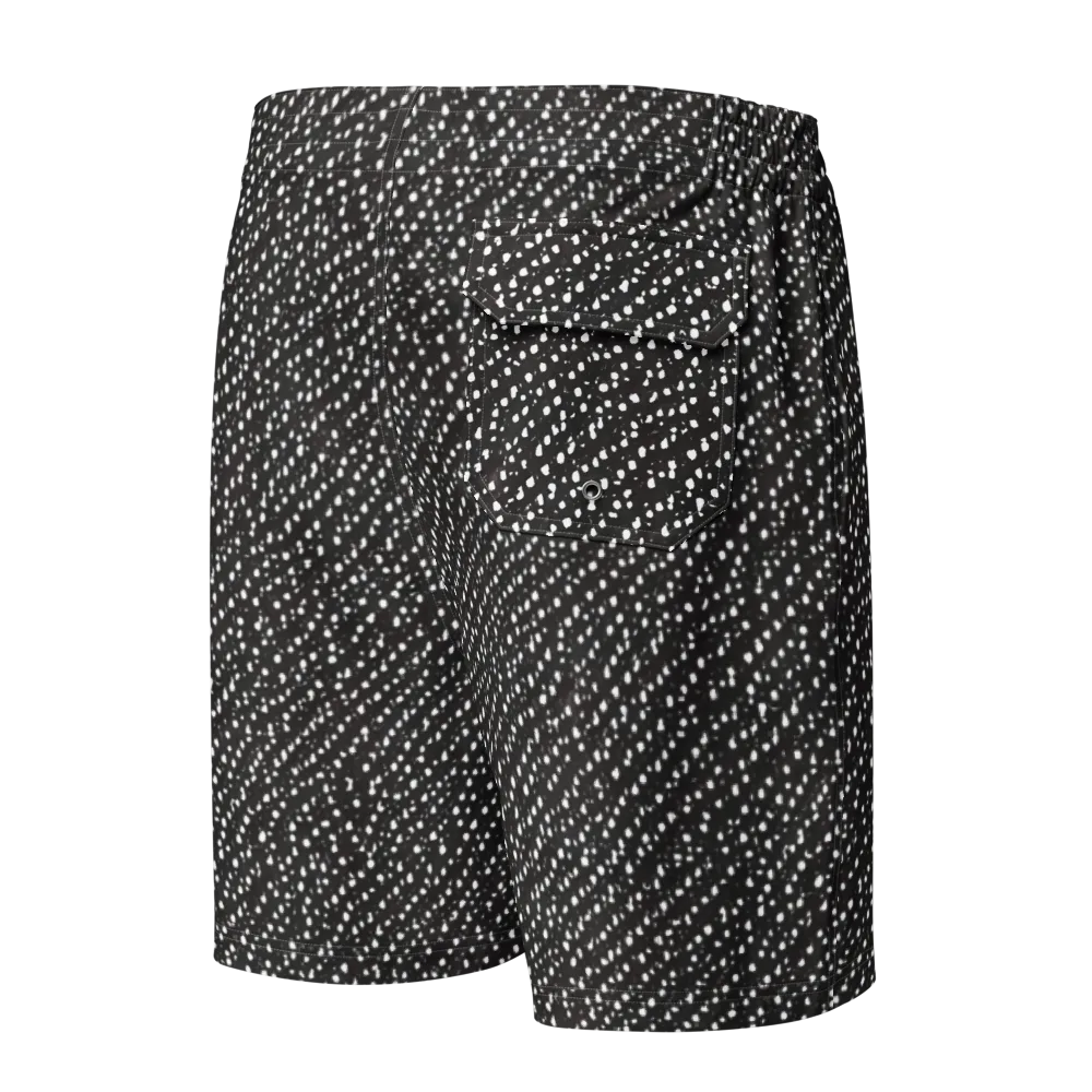 Obsidian Rain on Men's Board Shorts — Back