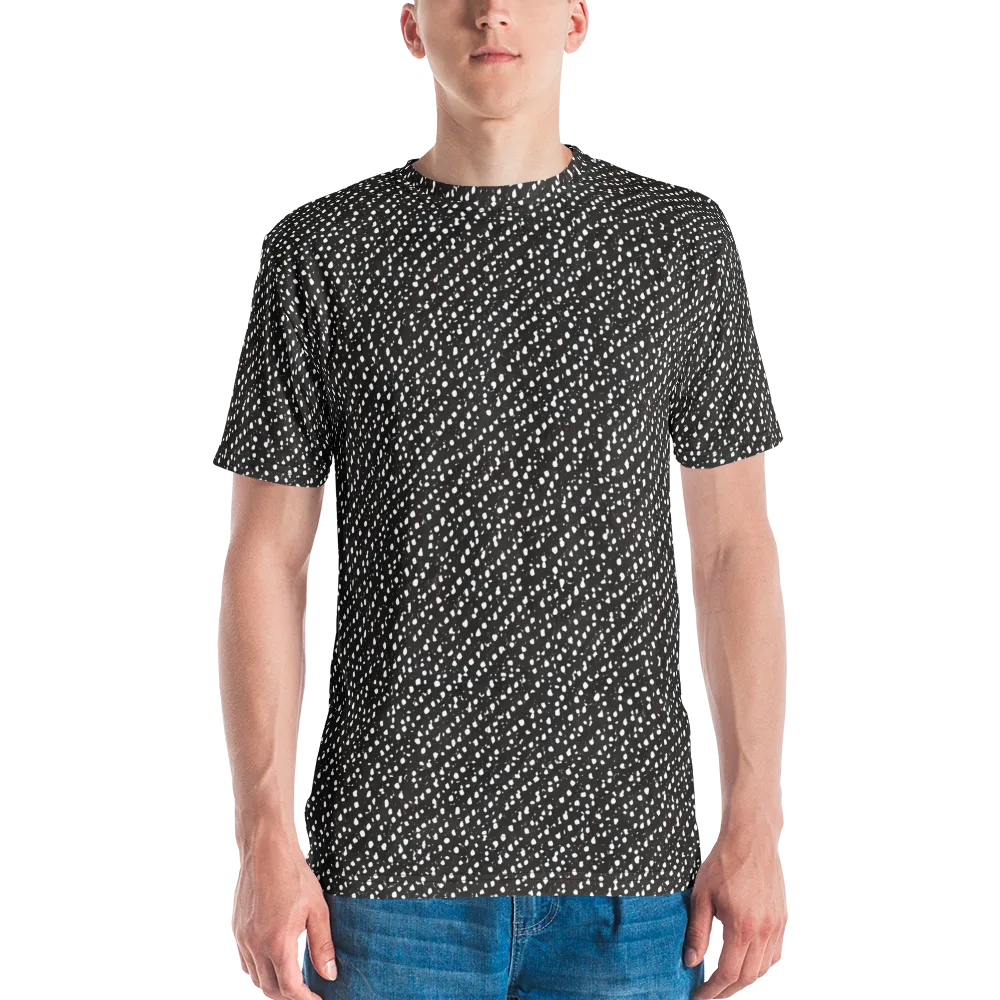 Obsidian Rain on Men's Crew Neck T-Shirt — Front