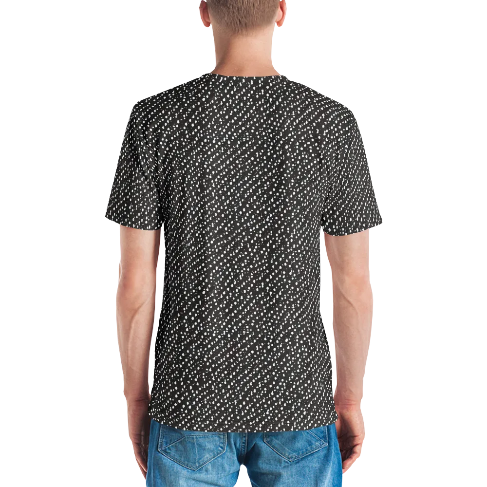 Obsidian Rain on Men's Crew Neck T-Shirt — Back