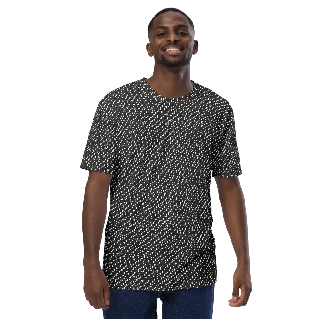 Obsidian Rain on Men's Crew Neck T-Shirt — Front