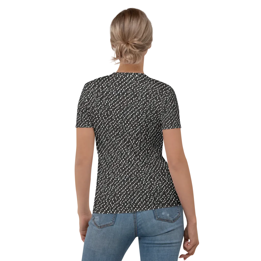 Obsidian Rain on Women's Crew Neck T-Shirt — Back