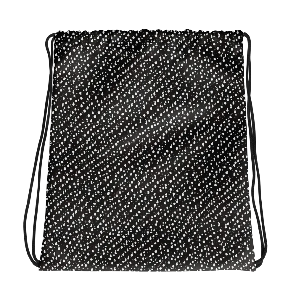 Obsidian Rain on Drawstring Bag — Photo