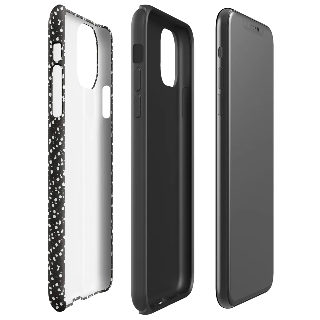 Obsidian Rain on Tough Case for iPhone® — Right