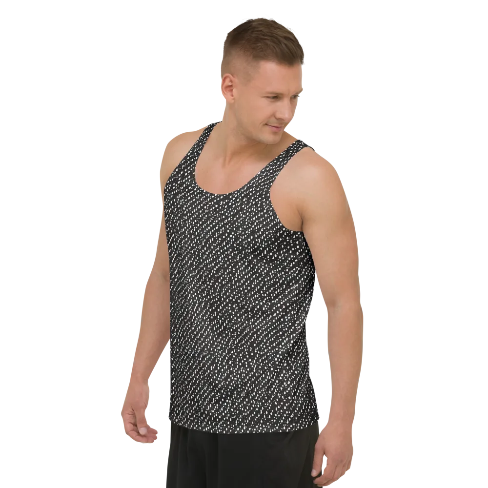 Obsidian Rain on Men's Tank Top — Left Front