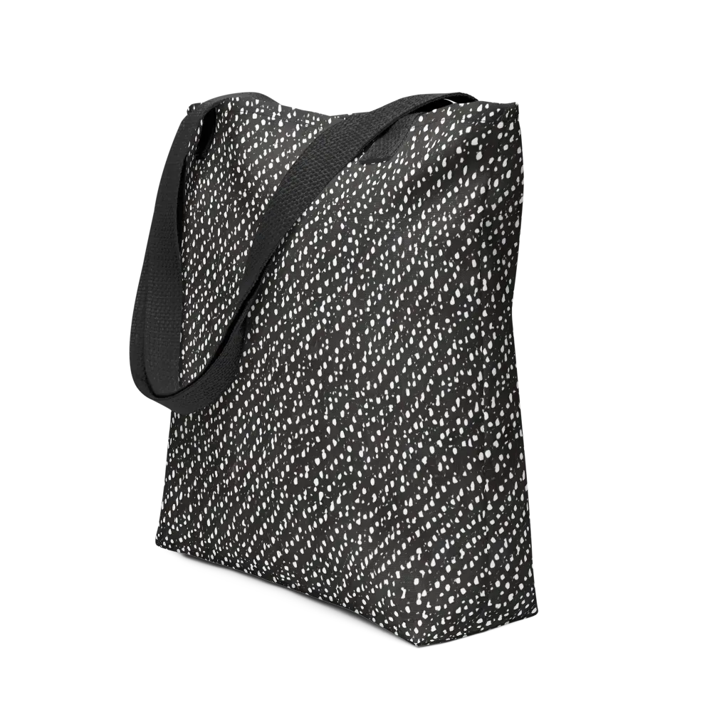 Obsidian Rain on Tote Bag — Front
