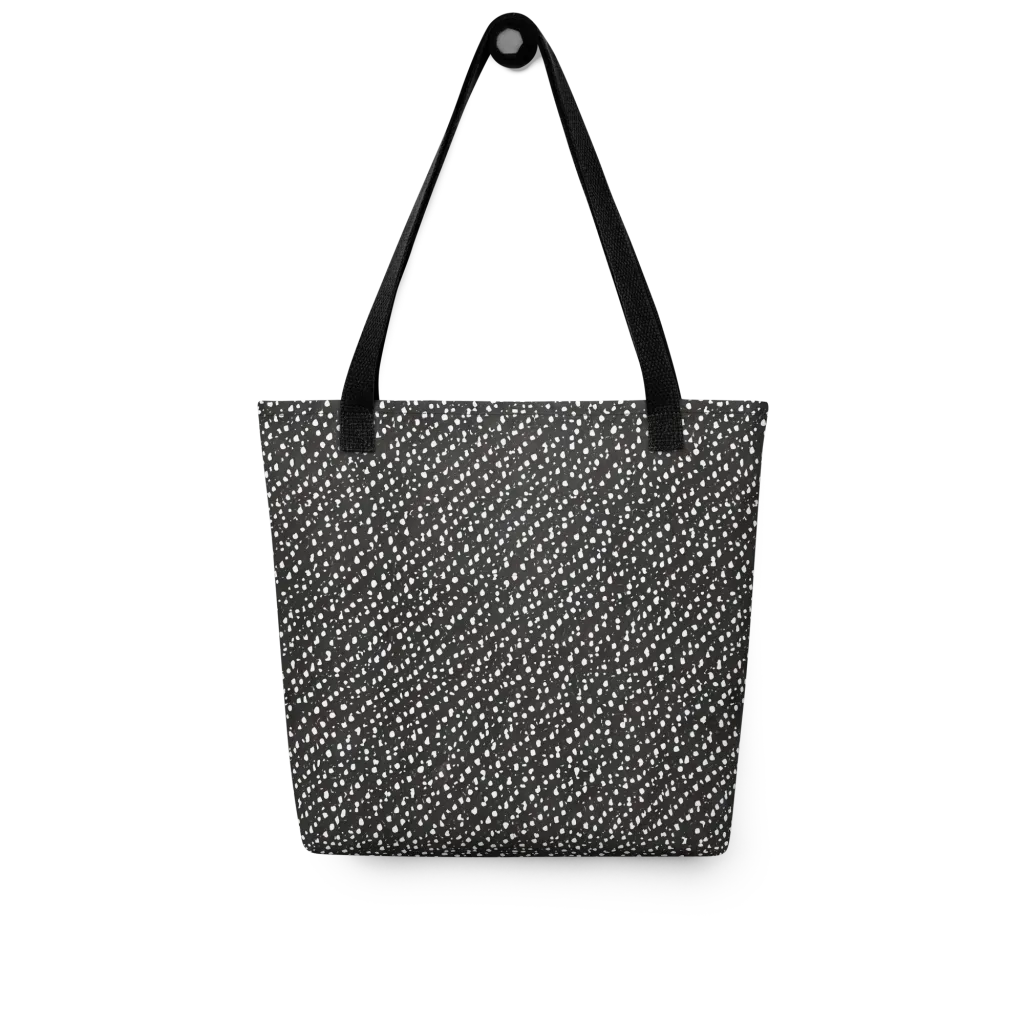 Obsidian Rain on Tote Bag — Front
