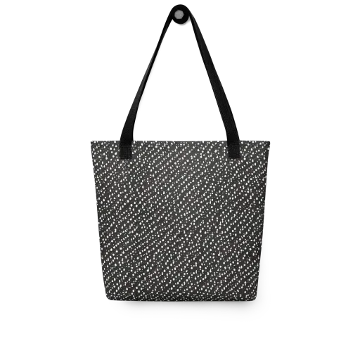 Obsidian Rain on a Tote Bag