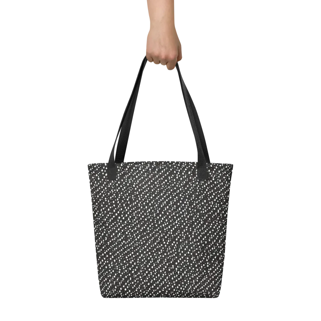 Obsidian Rain on Tote Bag — Front