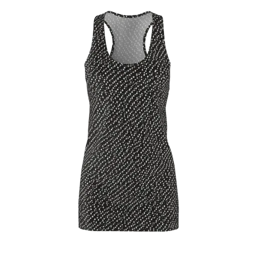 Obsidian Rain on a Racerback Dress