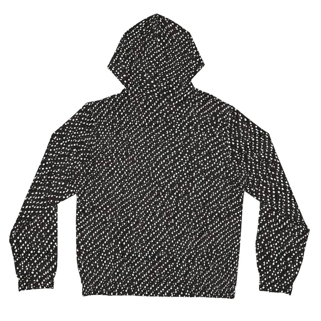 Obsidian Rain on Women's Full-Zip Hoodie — Back