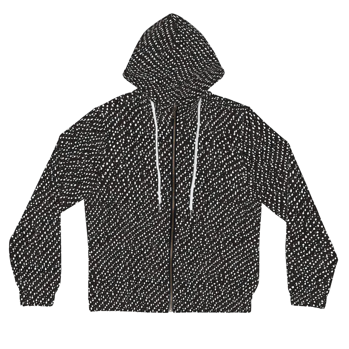Obsidian Rain on Women's Full-Zip Hoodie — Front
