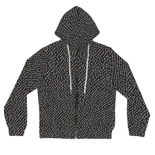 Obsidian Rain on a Women's Full-Zip Hoodie