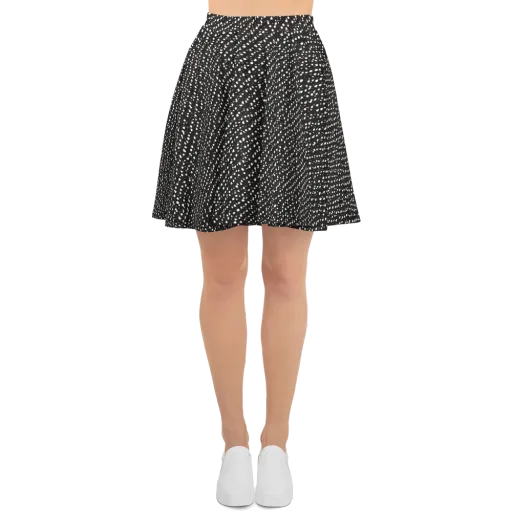 Obsidian Rain on a Skater Skirt
